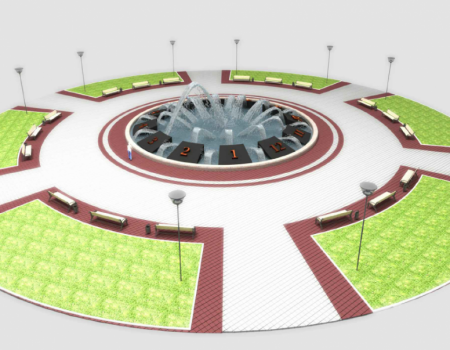 На строительство фонтана на главной площади Уфы направят 50 млн рублей