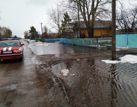 Паводок в Башкортостане: в одном из сел затопило улицу и дворы