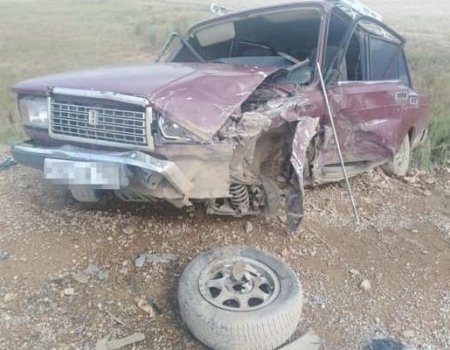 В Башкортостане во встречном ДТП с Kia Venga пострадали водитель и пассажирка «ВАЗ-2107»