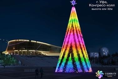 В Башкортостане к Новому 2020 году установят новые пиксельные елки