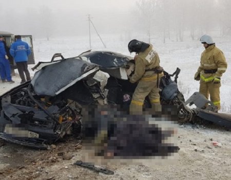 В Башкортостане при столкновении с грузовиком погибли водитель и пассажир Lada Priora