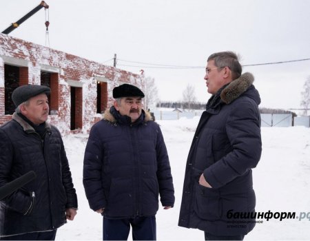 В селе Старый Курдым Татышлинского района идет строительство нового детсада