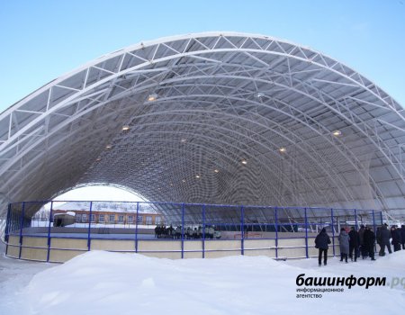 В Татышлинском районе построили крытую хоккейную площадку за 8 млн рублей