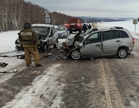 В Башкортостане во встречном ДТП с «Шевроле» погиб водитель «Лады»