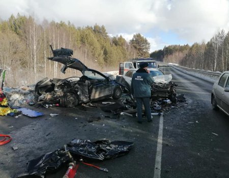В Башкортостане в массовом ДТП погибла женщина-водитель