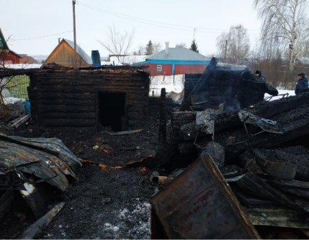 В Чишминском районе Башкортостана в пожаре заживо сгорели двое мужчин