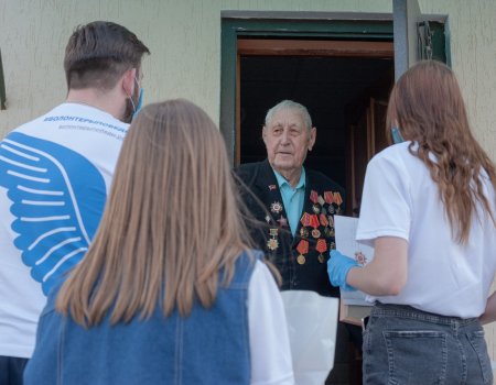 В Башкортостане волонтеры поздравили участников Великой Отечественной войны с Днем Победы