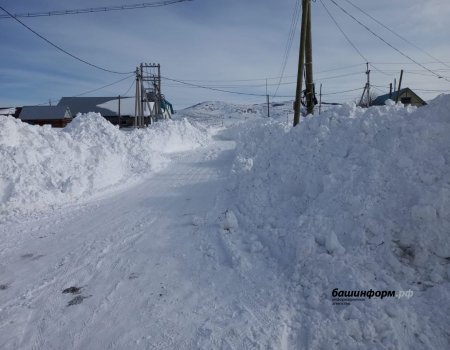 В микрорайонах Баймака, где улицы занесло снегом до 3 метров, восстановили движение транспорта