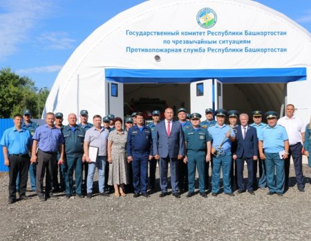 В Башкортостане новую пожарную часть построили по технологии быстровозводимых сооружений