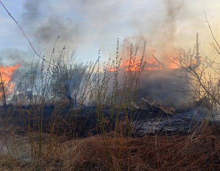В результате пожара в уфимском СНТ «Калинка» сгорели 6 домиков