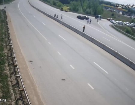 Уфимцы сообщили о большой пробке на Нагаевском шоссе