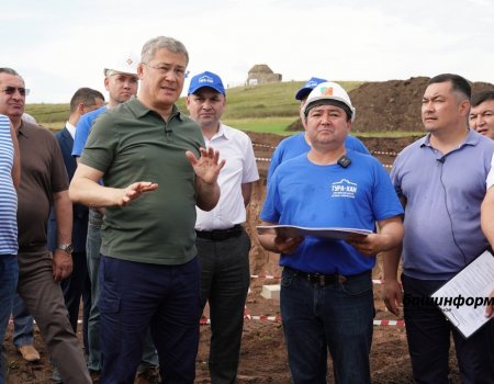 Глава Башкортостана дал старт строительству визит-центра будущего Евразийского музея кочевых цивилизаций