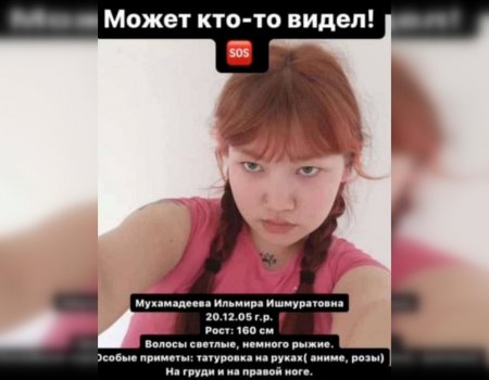 В Башкортостане ищут 17-летнюю Ильмиру Мухамадееву, которая исчезла после прогулки с друзьями