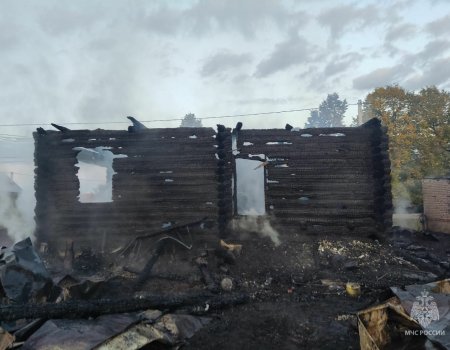 В ночном пожаре в Башкортостане погибла пожилая женщина