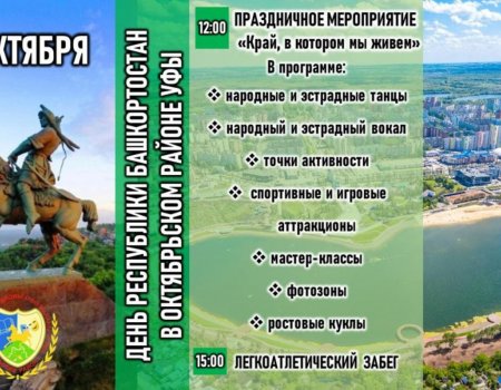 В День Республики в парке «Кашкадан» запланирована творческая и спортивная праздничная программа