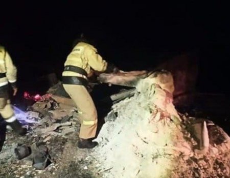 В Башкортостане разнорабочий сгорел в бытовом вагончике