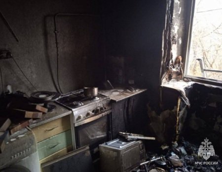 В Башкортостане дети устроили пожар в квартире