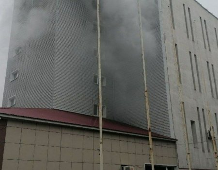 В Башкирии потушен пожар в арендуемых офисных помещениях здания Ростелекома