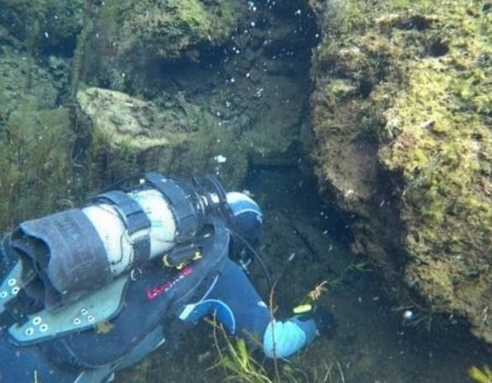 В Башкортостане благодаря карпам кои обнаружили новую подводную пещеру