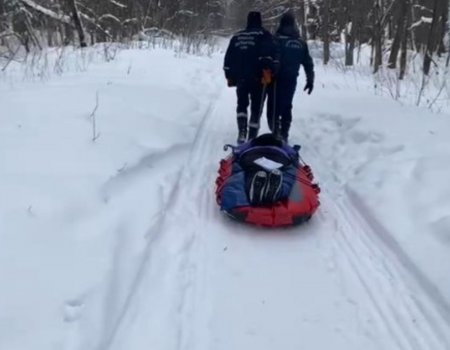 В Уфе спасатели пришли на помощь 51-летней лыжнице