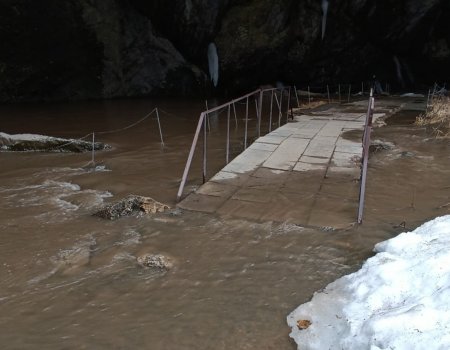 В Башкирии подтопило пещеру Шульган-Таш