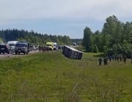 Автобус, перевозивший военнослужащих из Башкирии, попал в ДТП в Воронеже