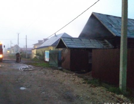 В Башкортостане семья едва не погибла при пожаре