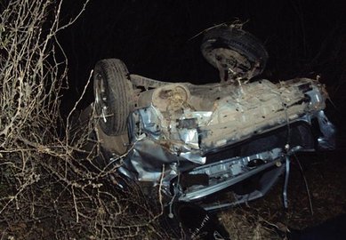 В Башкортостане автомобиль улетел в кювет: водитель погиб