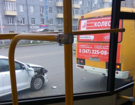 В Уфе произошло очередное ДТП с участием пассажирского «ПАЗа»