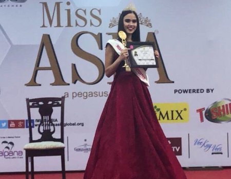 17-летняя школьница из Уфы - одна из самых красивых девушек в конкурсе «Мисс Азия - 2018»