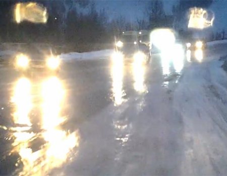 Будьте осторожны на дорогах! В Башкортостане наблюдается опасное атмосферное явление — ледяной дождь