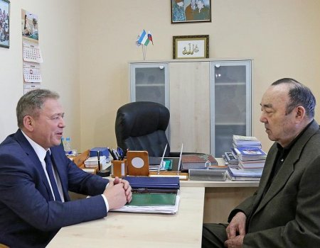 Уфимский градоначальник встретился с первым президентом Башкортостана Муртазой Рахимовым