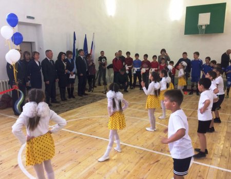 В Баймакском районе Башкортостана открыли обновленный спортивный зал