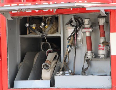 В Нефтекамске заработал временный пост противопожарной службы