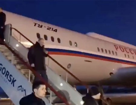 Владимир Путин прибыл в Магнитогорск