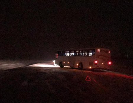 В Башкирии произошло столкновение пассажирского автобуса с легковушкой: есть пострадавшие
