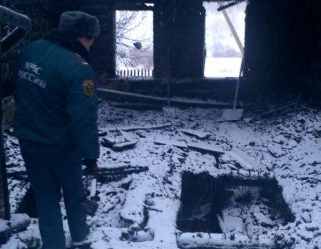 В Башкортостане в сгоревшем доме обнаружено тело маленького ребенка