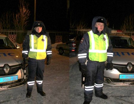 В Башкортостане сотрудники ГИБДД спасли замерзавшего на трассе жителя Татарстана