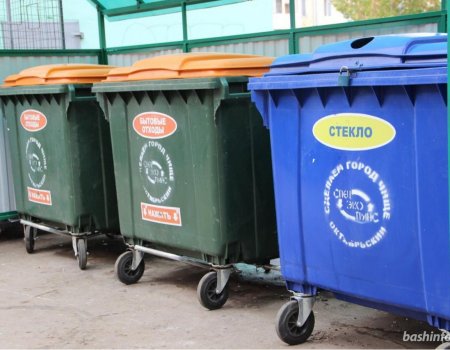 В муниципалитетах Башкортостана необходимо установить около 30 тысяч мусорных контейнеров