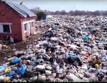 Жители села Бижбуляк шокированы состоянием местной свалки