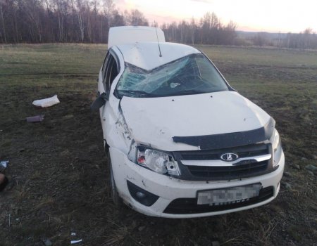 В Башкортостане водитель опрокинулся в кювет и погиб