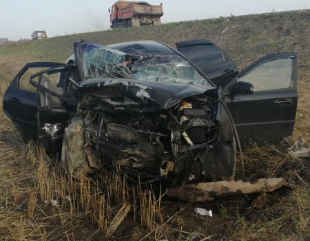 В Башкортостане в результате столкновения автомобилей погибла пожилая женщина