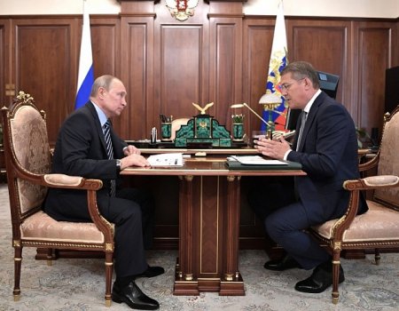 В Москве состоялась рабочая встреча Владимира Путина и Радия Хабирова