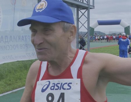 Самый возрастной бегун завоевал первую медаль Спартакиады пенсионеров для сборной Башкортостана