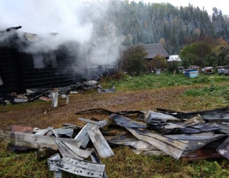 В Башкортостане в сгоревшем доме найдены фрагменты тела мужчины