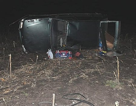 Ночью в Башкортостане опрокинулся автомобиль: погиб 32-летний водитель