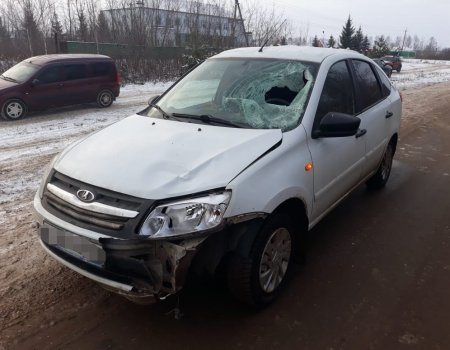 В Иглинском районе Башкортостана под колесами «Лады Гранты» погиб пешеход