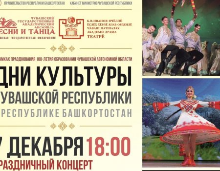 В Уфе пройдут Дни культуры Чувашской республики в Республике Башкортостан