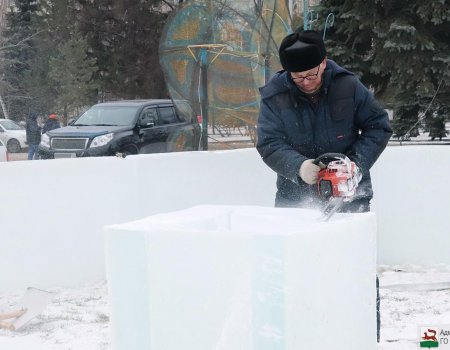 В Башкортостане монтаж ледовых городков усложнился из-за теплой погоды