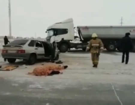На трассе в Башкортостане один человек погиб при столкновении легкового автомобиля с фурой